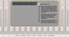 Desktop Screenshot of moresound315.com